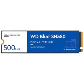 تصویر اس اس دی WD Blue SN580 اینترنال 500 گیگابایت وسترن دیجیتال M.2 Western Digital WD Blue SN580 500GB M.2 NVMe Internal SSD