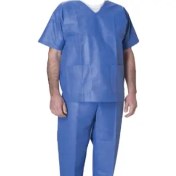 تصویر ست لباس بیمار MRI یکبار مصرف 