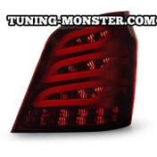 تصویر چراغ عقب اسپرت پراید ۱۱۱ طرح S500 جفتی 