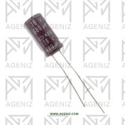 تصویر خازن الکترولیت 680uF-16V electrolytic capacitor 680uF-16V