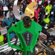 تصویر قیچی شارژی روستیک مدل S28 تیغه تیتانیوم سری سبز 