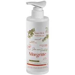 تصویر کرم مرطوب کننده و آبرسان آرگان مارگریت حجم 250 میلی لیتر Margritte Argan oil & hyaluronic Acid Hand,face & body Cream 250 ml