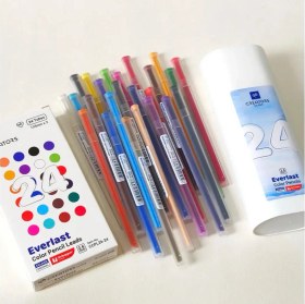 تصویر مغز یدک مداد رنگی اتودی 24 رنگ سی کلاس Everlast 