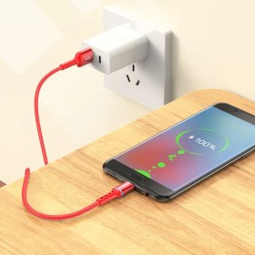 تصویر کابل شارژ بروفون مدل BU33 با سری میکرو BOROFONE BU33 charging data cable USB to Micro-USB