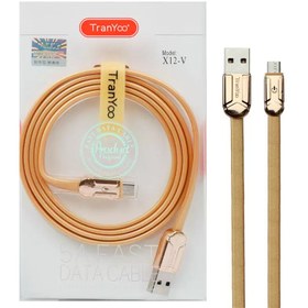 تصویر کابل شارژ اندروید ترانیو 1.2 متری مدل x12 cable charge android tranyoo x12