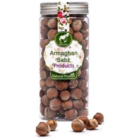 تصویر فندق ارگانیک با پوست ارمغان سبز 