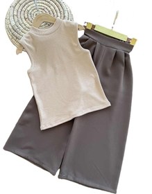 تصویر ست پوشاک دخترانه سه تیکه میخک 