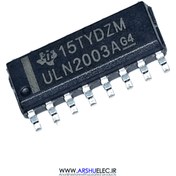 تصویر آی سی درایور برف پاک کن خودرو ULN2003 SMD (اورجینال)SOIC-۱۶ 
