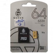 تصویر کارت حافظه کوئین تک ۶۴ گیگابایت کلاس ۱۰ سرعت ۹۵MB/s 