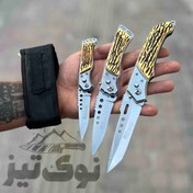 تصویر چاقوی سفری کلمبیا طرح شاخ 