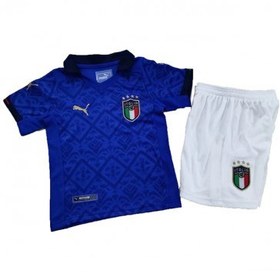 تصویر پیراهن شورت اول تیم ملی ایتالیا Italy home soccer jersey 2020-2021 
