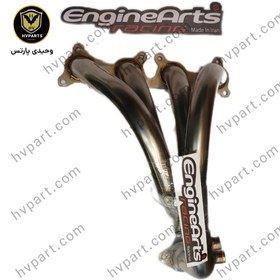 تصویر هدرز 206 tu5 انجین آرت استیل 4 به 1 خرید مستقیم از نمایندگی رسمی انجین ارت تهران Headerz for peugeot 206 engine art brand steel 4 to 1