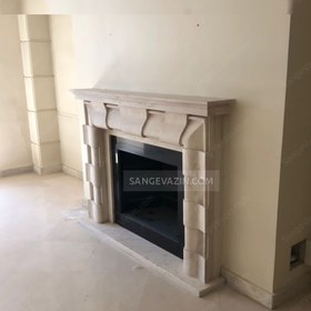 تصویر شومینه سنگی آمونت 