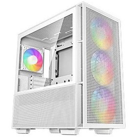 تصویر کیس کامپیوتر دیپ کول CH560 ARGB Mid Tower سفید DeepCool CH560 ARGB Mid Tower White Computer Case