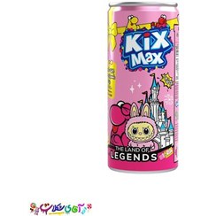 تصویر نوشابه گازدار کیکس مکس طعم آدامس بادکنکی حجم ۲۵۰ میلی لیتر 