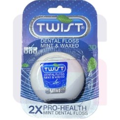 تصویر نخ دندان تویست Twist Mint And Waxed 
