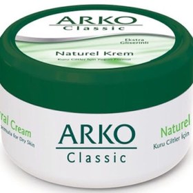 تصویر کرم مرطوب کننده کاسه ای آرکو Arko Classic مدل کلاسیک حجم 250 میل 