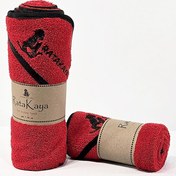 تصویر حوله قرمز مخصوص حیوانات خانگی کد 0359 