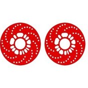 تصویر صفحه پشت رینگ خودرو چیکال مدل V-110 بسته 2 عددی 