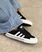 تصویر کتانی آدیداس ونس سایز ۳۷ تا ۴۰ رنگ سفید و مشکی 