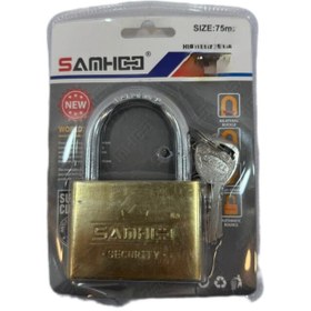 تصویر قفل آویز 75 میلی متری 