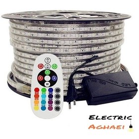 تصویر ریسه ال ای دی هفت رنگ مولتی کالر RGB مودی 5050 - 10متر RGB LED MULTI COLOUR