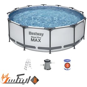 تصویر استخر پیش ساخته فریمی گرد 100*366 بست وی پرومکس Bestway 56418
