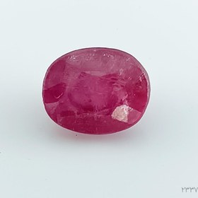 تصویر نگین یاقوت سرخ معدنی آفریقایی کد 2337 