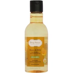 تصویر تونر پاک کننده دیپ سنس حجم ۱۶۰ میل حاوی شیر و عسل مناسب پوست خشک 