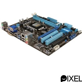 تصویر مادربرد ایسوس INTEL سوکت 1155 مدل ASUS P8B75-M DDR3 استوک 