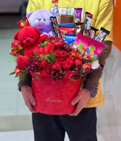 تصویر باکس گل ولنتاین 