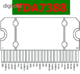 تصویر TDA7388 ORG آی سی تقویت کننده صوتی آمپلی فایر TDA7388