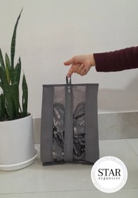 تصویر کاور کفش - طوسی 