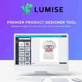 تصویر افزونه ووکامرس طراحی محصول لومیس | Lumise Product Designer 