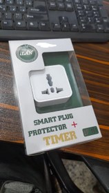 تصویر محافظ برق هوشمند تایمر دار ایلان مدل iP-01 ip-01
