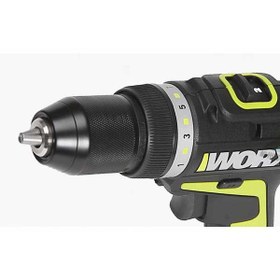 تصویر دریل شارژی 16 ولت ورکسWorx Drill WU171 Worx Rechargable Drill WU171 16v