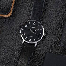 تصویر ساعت آنالوگ مردانه مدل MTP-VT01L-1B2UDF برند casio Men's Analog Wrist Watch MTP-VT01L-1B2UDF