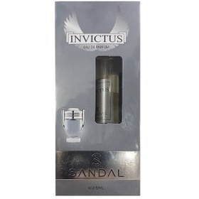 تصویر عطر جیبی مردانه صندل مدل Invictus حجم 25 میلی لیتر 