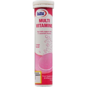 تصویر قرص جوشان مولتی ویتامین یوروویتال 20 عدد Eurho Vital Multi Vitamin 20 Effervescent Tabs