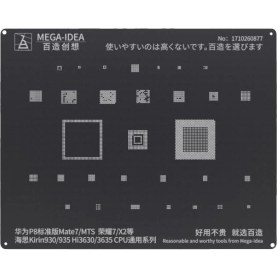 تصویر شابلون مشکی MEGA-IDEA K930/935 CPU 