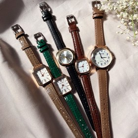 تصویر ساعت بند چرم 