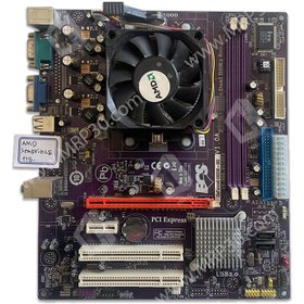 تصویر باندل مادربرد ECS EliteGroup GeForce6100SM-M2 + AMD Sempron LE-1150 