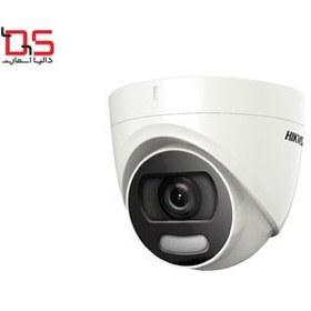 تصویر دوربين دام 5 مگاپیکسل هایک ویژن مدل DS-2CE72HFT-F28 Hikvision DS-2CE72HFT-F28 5MP ColorVu Fixed Turret Camera