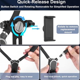 تصویر هولدر گردنی مغناطیسی چندکاره POV MOUNT 