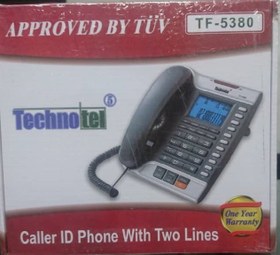 تصویر گوشی تلفن دو خط تکنوتل TF5380 ا Technotel TF-5380 Technotel TF-5380