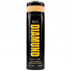تصویر اسپری بدن مردانه مدل Diamund حجم 200میل بیو استار ا Bio Star Diamund Deodorant Spray For Men 200ml Bio Star Diamund Deodorant Spray For Men 200ml