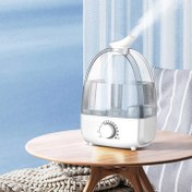 تصویر دستگاه مرطوب کننده هوا (بخور سرد) 3.2 لیتری LED دار ا ULTRASONIC Cool Steam Humidifier LED NIGHT LIGHT ULTRASONIC Cool Steam Humidifier LED NIGHT LIGHT