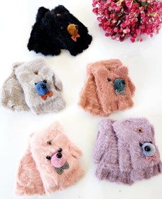 تصویر دستکش موهر خرسی 