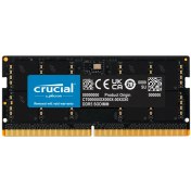 تصویر رم کروشیال لپ‌تاپ DDR5 32GB 5600MHz CL46 تک کاناله فرکانس 5600 مگاهرتز DDR5 تایمینگ CL46 ظرفیت16 گیگابایت 