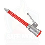 تصویر نازل شیردار سه حالته 1/5 اینچ پلاستیکی آریا کوپلینگ (با هیدرانت ته نازلی 1/5 اینچ) 